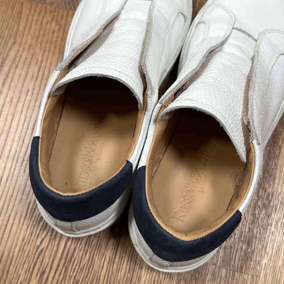 Russell & Bromley Dream Pebble Leather Slip On Laceless Sneakers Womens 37 US 6 - Picture 8 of 12